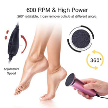 Load image into Gallery viewer, Electric Foot File Pedicure &amp; Callus Remover